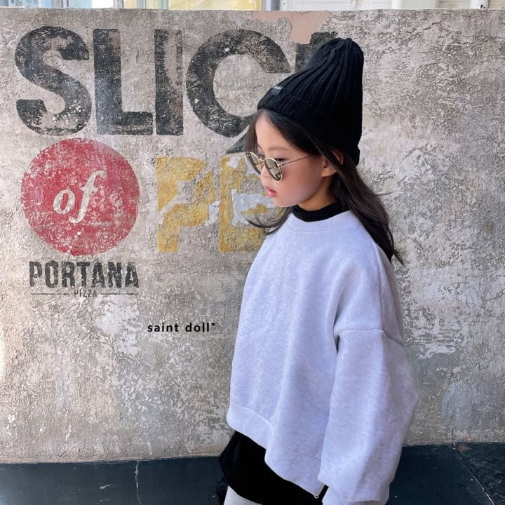 SAINT DOLL - Korean Children Fashion - #Kfashion4kids - Unbal Simple Sweatshirt - 10