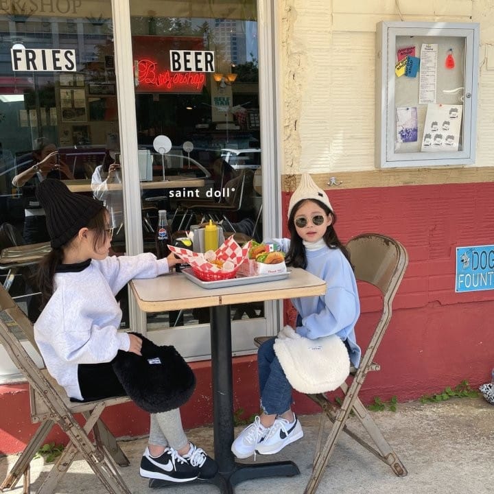 SAINT DOLL - Korean Children Fashion - #Kfashion4kids - Unbal Simple Sweatshirt - 2