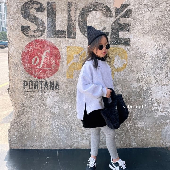 SAINT DOLL - Korean Children Fashion - #Kfashion4kids - Unbal Simple Sweatshirt - 9