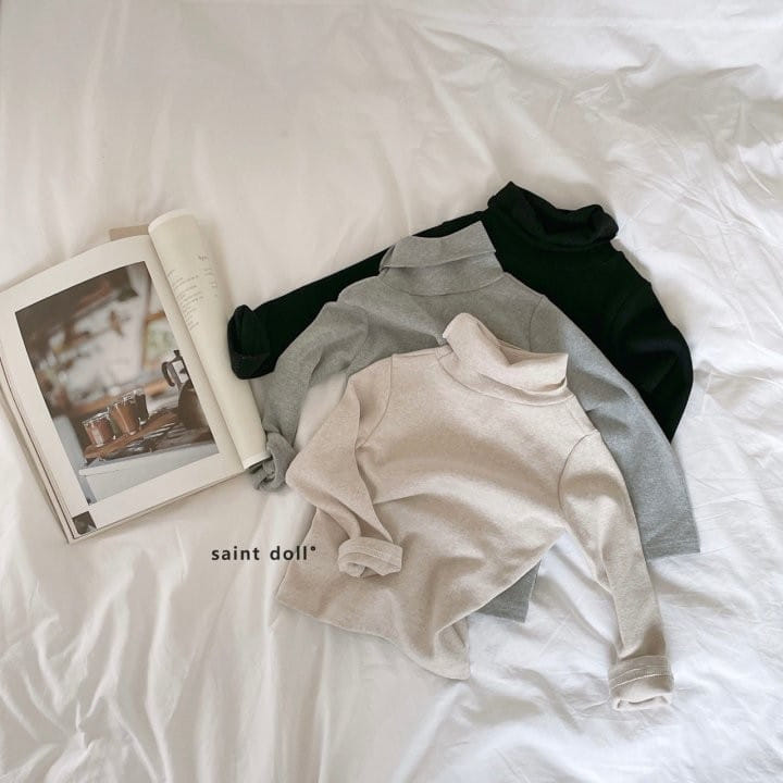 SAINT DOLL - Korean Children Fashion - #Kfashion4kids - Cutting Turtleneck Tee - 10