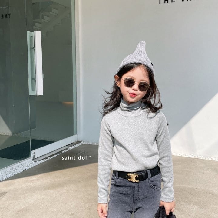 SAINT DOLL - Korean Children Fashion - #Kfashion4kids - Cutting Turtleneck Tee - 6