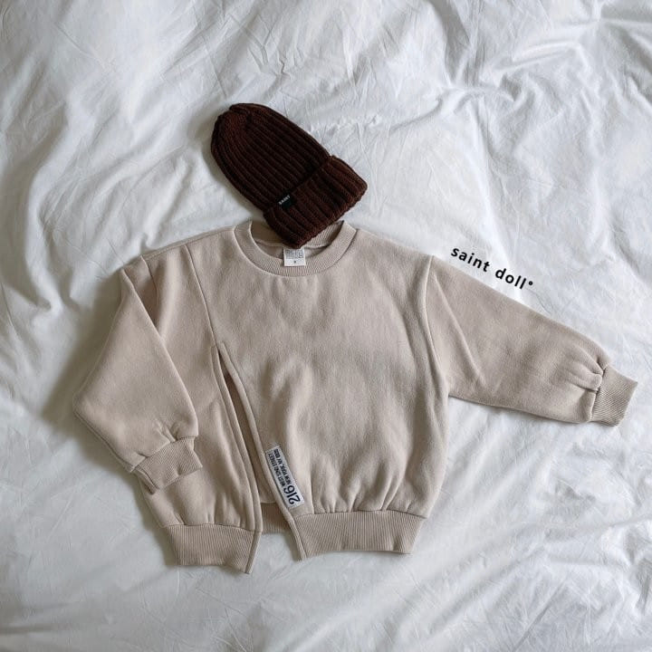 SAINT DOLL - Korean Children Fashion - #Kfashion4kids - Slit Patch Sweatshirt