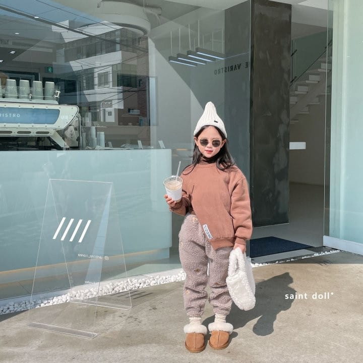 SAINT DOLL - Korean Children Fashion - #Kfashion4kids - Slit Patch Sweatshirt - 12