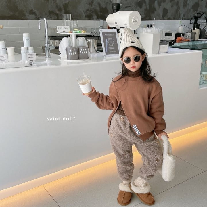SAINT DOLL - Korean Children Fashion - #Kfashion4kids - Slit Patch Sweatshirt - 8