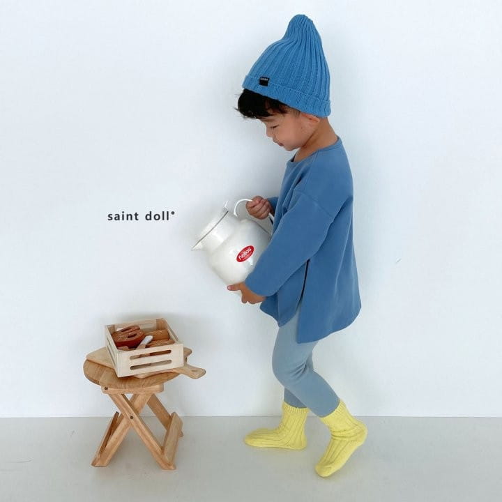 SAINT DOLL - Korean Children Fashion - #Kfashion4kids - Peach Slit Tee