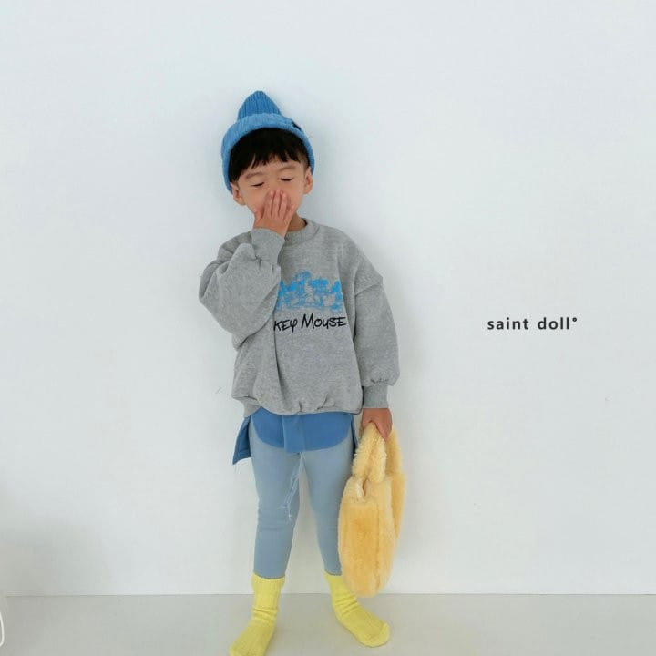 SAINT DOLL - Korean Children Fashion - #Kfashion4kids - Peach Slit Tee - 4