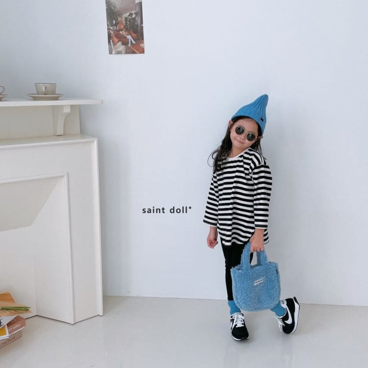 SAINT DOLL - Korean Children Fashion - #Kfashion4kids - Peach Slit Tee - 7
