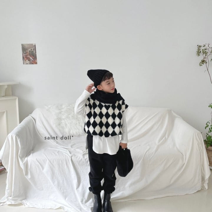 SAINT DOLL - Korean Children Fashion - #Kfashion4kids - Peach Slit Tee - 8