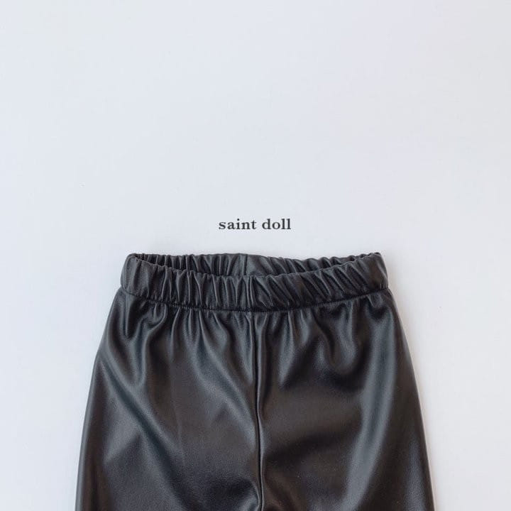 SAINT DOLL - Korean Children Fashion - #Kfashion4kids - Fleece Leather Leggings - 10