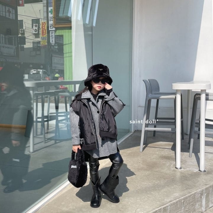 SAINT DOLL - Korean Children Fashion - #Kfashion4kids - Fleece Leather Leggings - 5