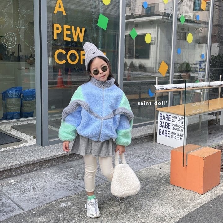 SAINT DOLL - Korean Children Fashion - #Kfashion4kids - Veloure Skirt Leggings - 6
