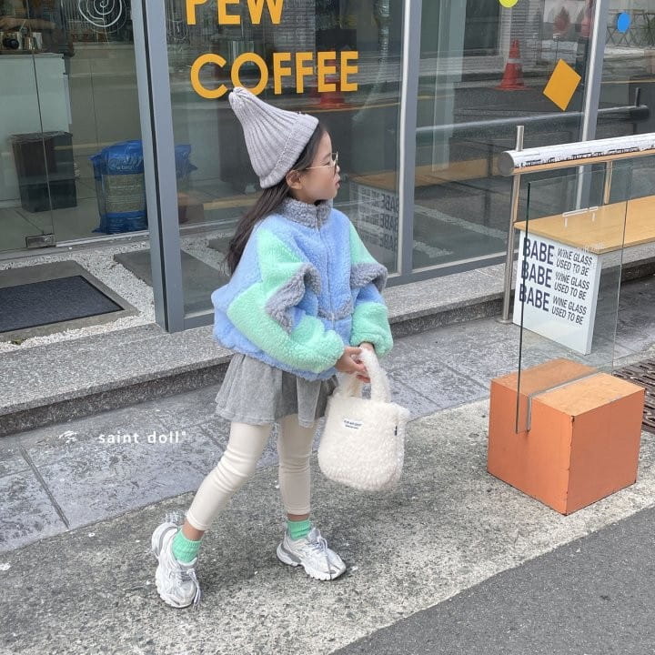 SAINT DOLL - Korean Children Fashion - #Kfashion4kids - Veloure Skirt Leggings - 8
