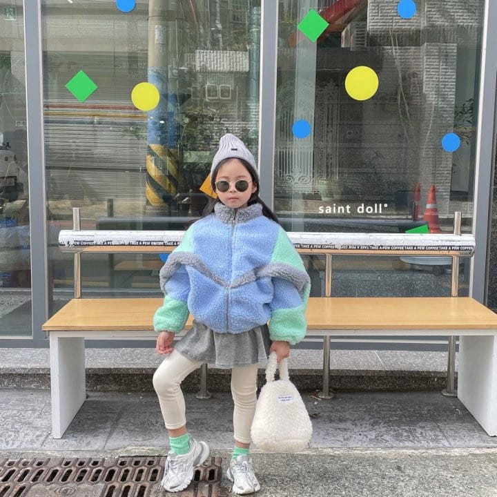 SAINT DOLL - Korean Children Fashion - #Kfashion4kids - Veloure Skirt Leggings - 9