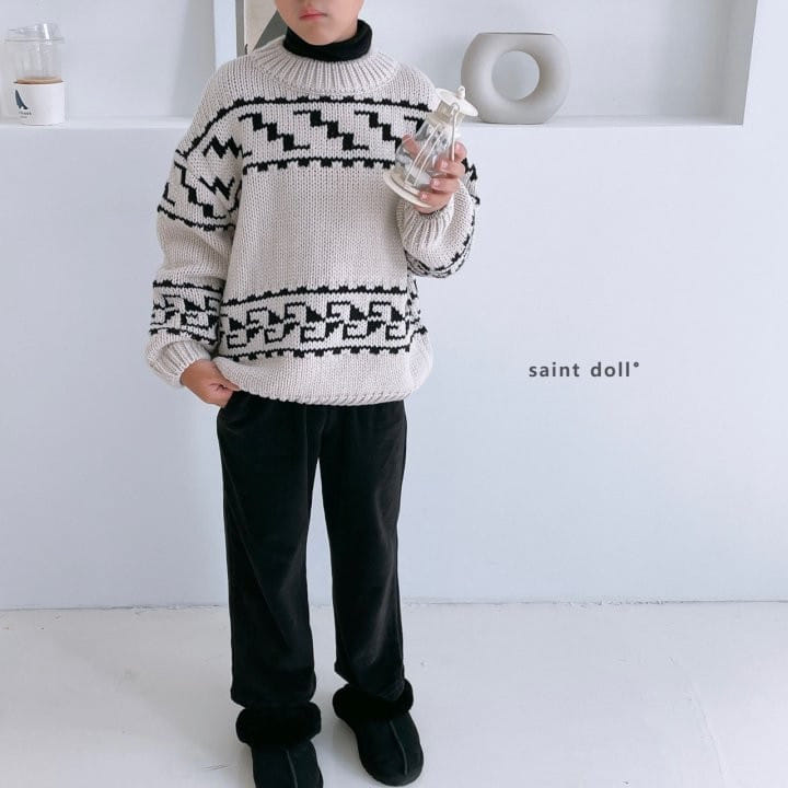 SAINT DOLL - Korean Children Fashion - #Kfashion4kids - Veloure Wide Pants - 11