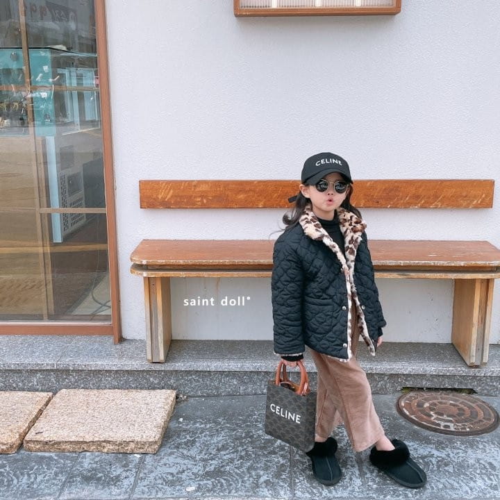 SAINT DOLL - Korean Children Fashion - #Kfashion4kids - Veloure Wide Pants - 3