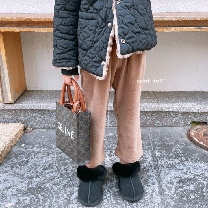 SAINT DOLL - Korean Children Fashion - #Kfashion4kids - Veloure Wide Pants - 6
