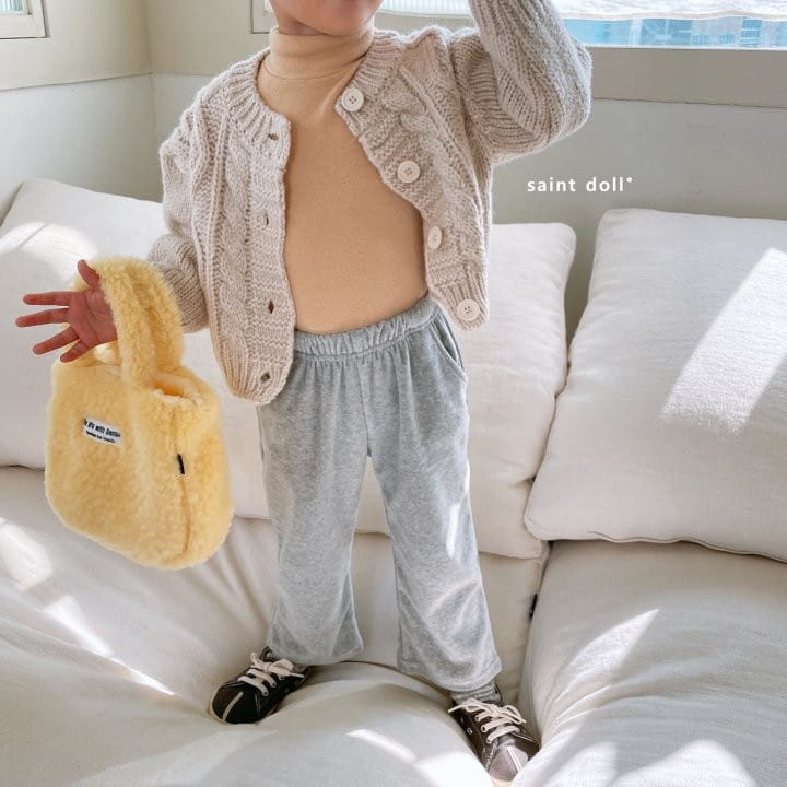 SAINT DOLL - Korean Children Fashion - #Kfashion4kids - Veloure Wide Pants - 8