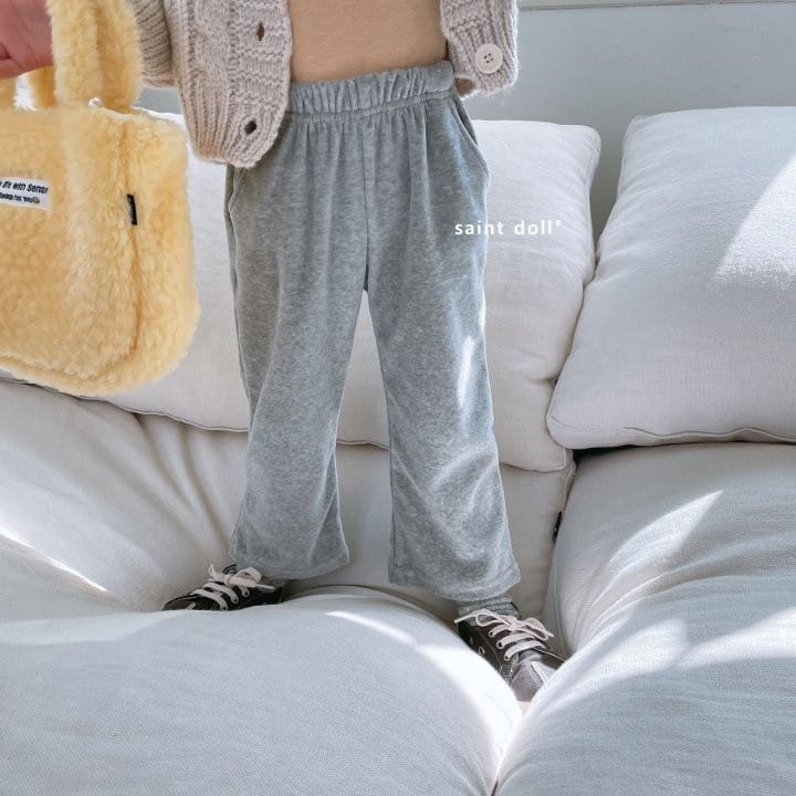 SAINT DOLL - Korean Children Fashion - #Kfashion4kids - Veloure Wide Pants - 9