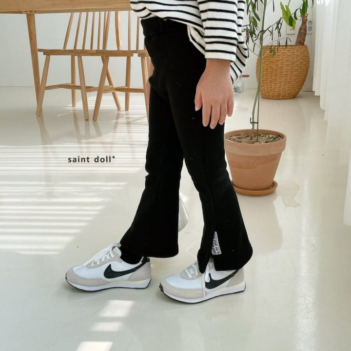 SAINT DOLL - Korean Children Fashion - #Kfashion4kids - Patch Slit Wide Pants - 11