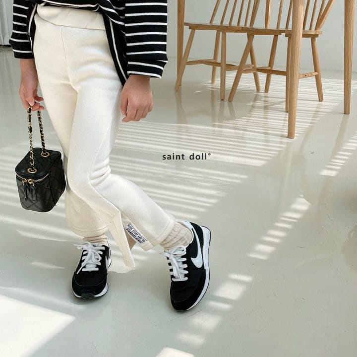 SAINT DOLL - Korean Children Fashion - #Kfashion4kids - Patch Slit Wide Pants - 12