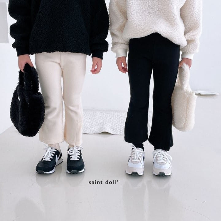 SAINT DOLL - Korean Children Fashion - #Kfashion4kids - Patch Slit Wide Pants - 4