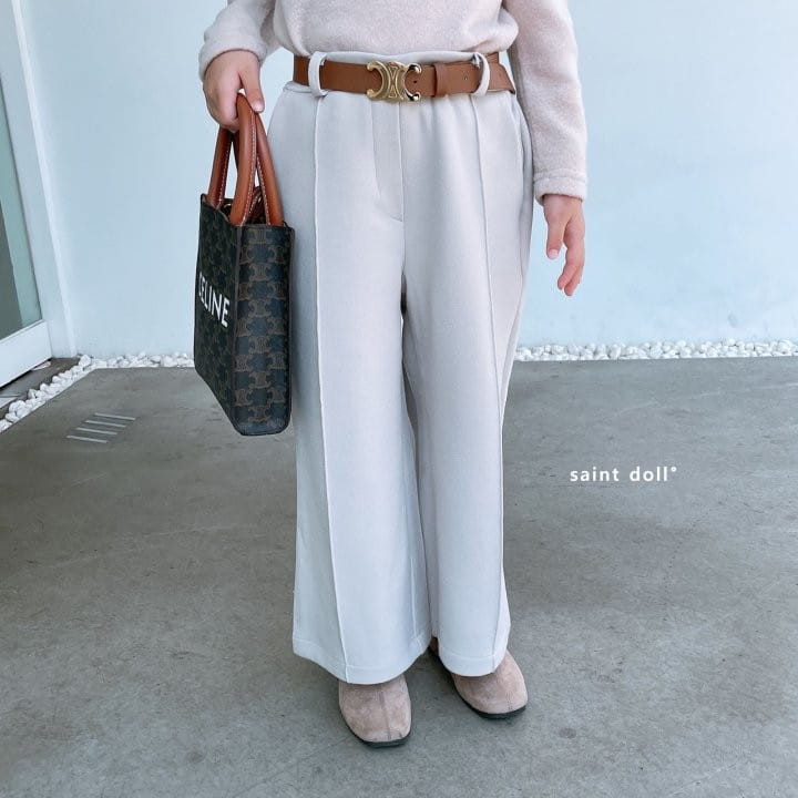 SAINT DOLL - Korean Children Fashion - #Kfashion4kids - Pintuck Wide Pants - 7