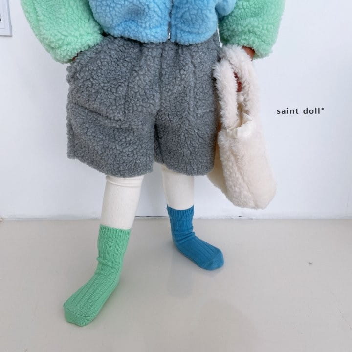 SAINT DOLL - Korean Children Fashion - #Kfashion4kids - Fleece Capri Pants - 10