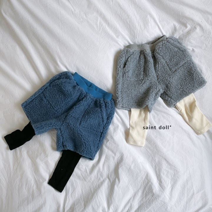 SAINT DOLL - Korean Children Fashion - #Kfashion4kids - Fleece Capri Pants - 11