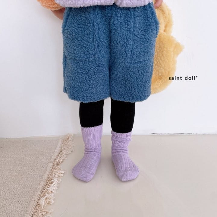 SAINT DOLL - Korean Children Fashion - #Kfashion4kids - Fleece Capri Pants - 5