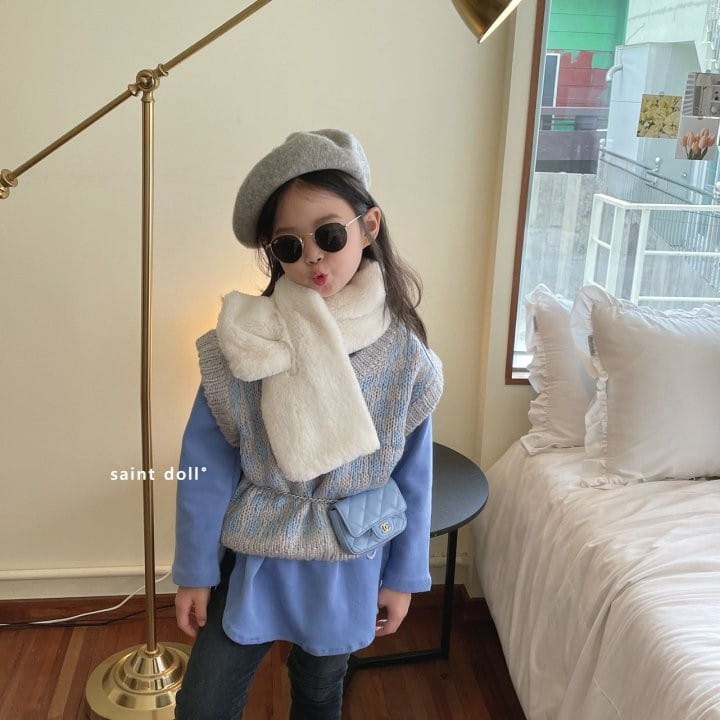 SAINT DOLL - Korean Children Fashion - #Kfashion4kids - Fluffy Muffler