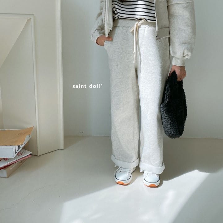 SAINT DOLL - Korean Children Fashion - #Kfashion4kids - Fleece Roll-up Pants