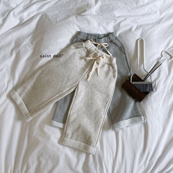 SAINT DOLL - Korean Children Fashion - #Kfashion4kids - Fleece Roll-up Pants - 10