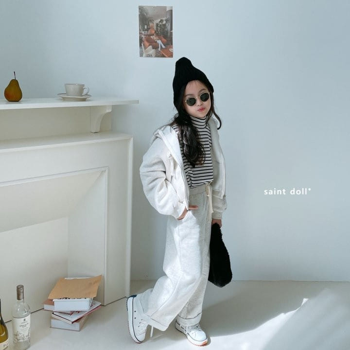 SAINT DOLL - Korean Children Fashion - #Kfashion4kids - Fleece Roll-up Pants - 3