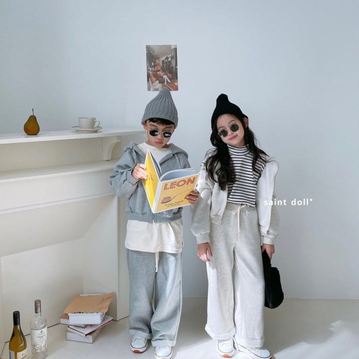 SAINT DOLL - Korean Children Fashion - #Kfashion4kids - Fleece Roll-up Pants - 9