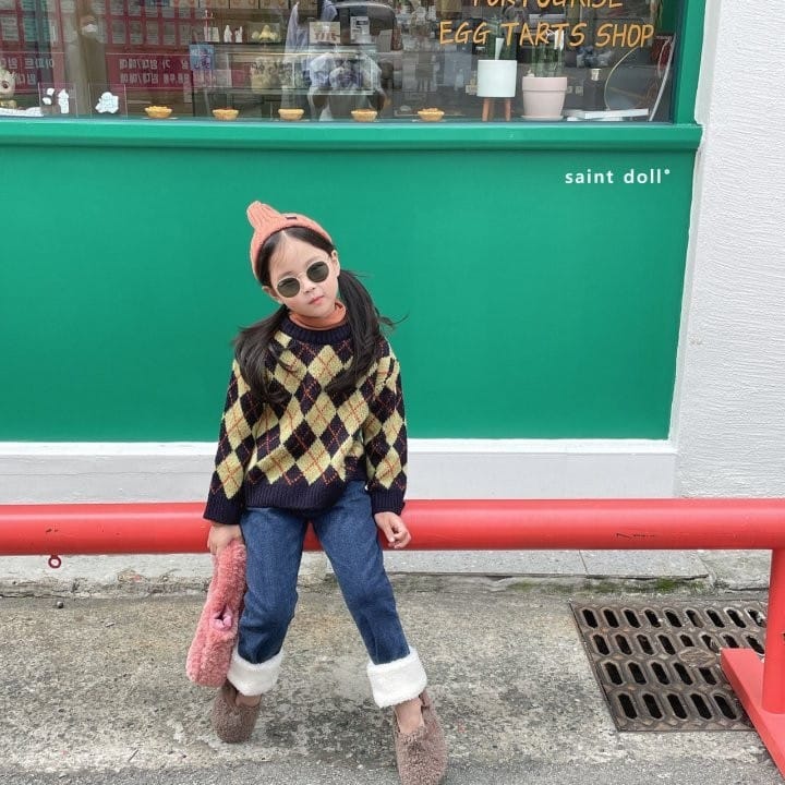 SAINT DOLL - Korean Children Fashion - #Kfashion4kids - Fleece Roll-up Pants - 5