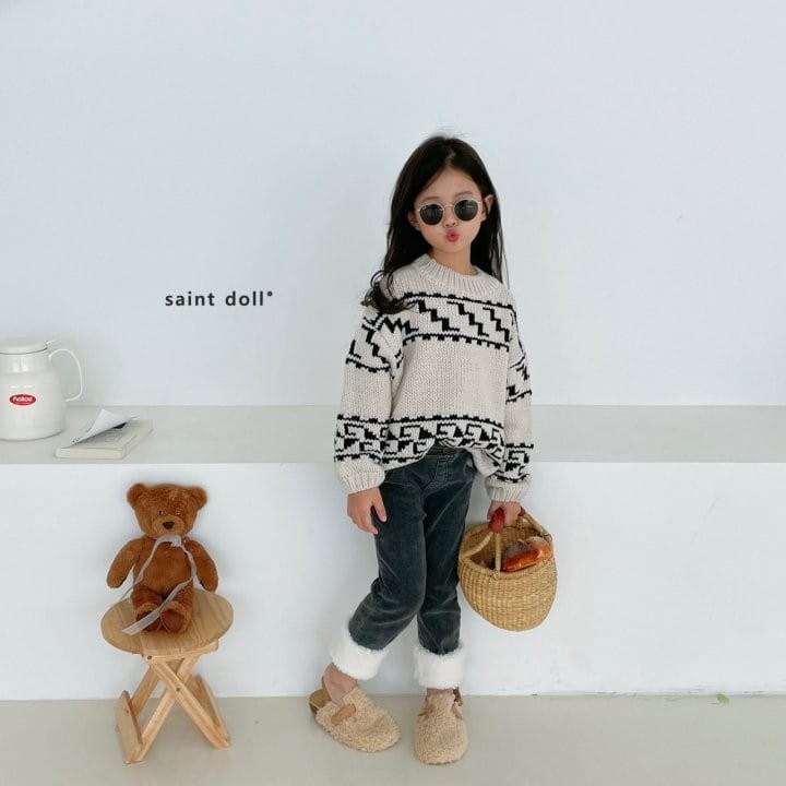 SAINT DOLL - Korean Children Fashion - #Kfashion4kids - Fleece Roll-up Pants - 7
