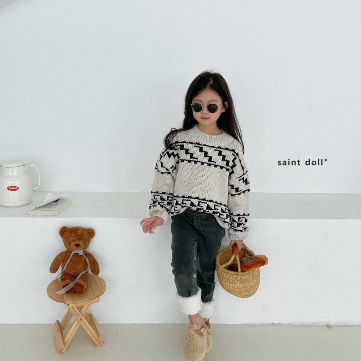 SAINT DOLL - Korean Children Fashion - #Kfashion4kids - Fleece Roll-up Pants - 8