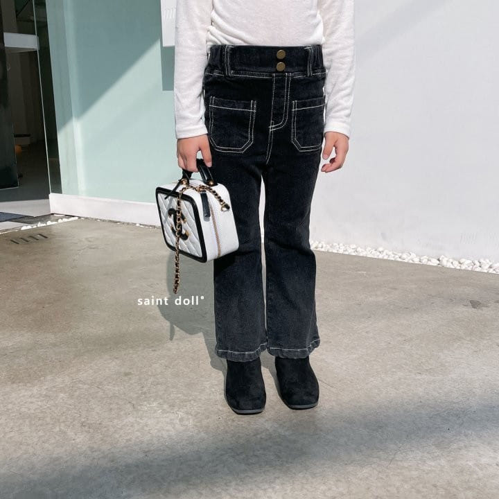 SAINT DOLL - Korean Children Fashion - #Kfashion4kids - Two Button Pants - 9