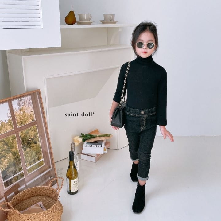 SAINT DOLL - Korean Children Fashion - #Kfashion4kids - Denim Jean Leggings - 2