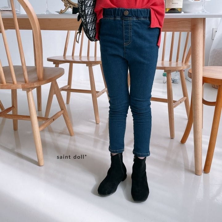 SAINT DOLL - Korean Children Fashion - #Kfashion4kids - Denim Jean Leggings - 5