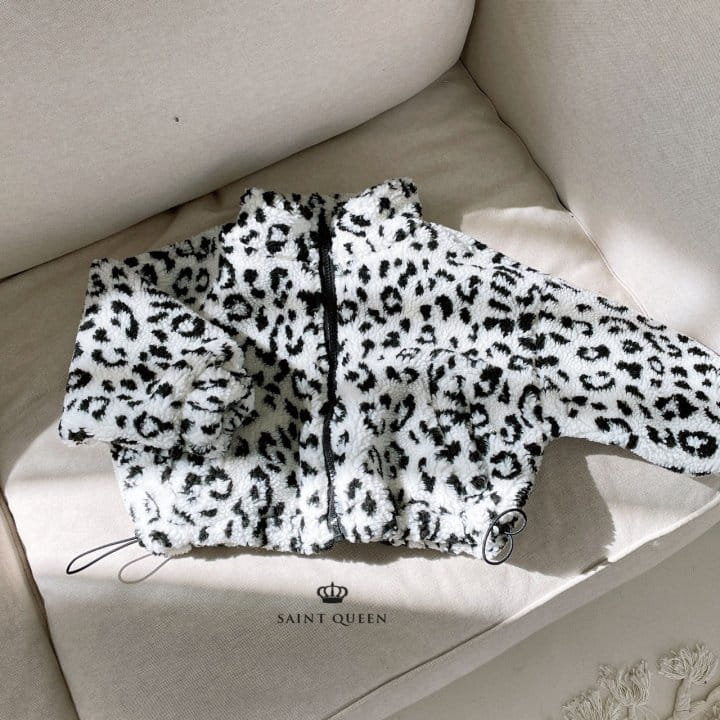 SAINT QUEEN - Korean Children Fashion - #Kfashion4kids - Leopard Fleece Jumper