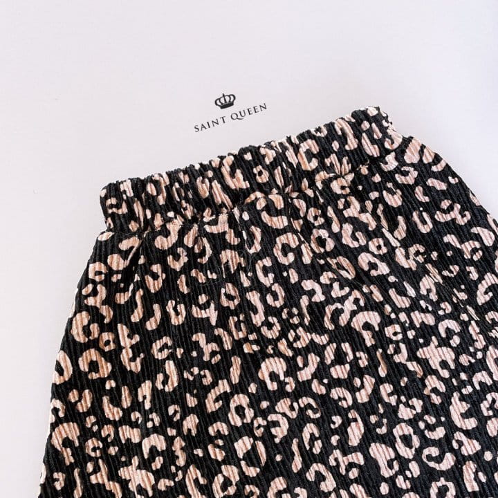 SAINT QUEEN - Korean Children Fashion - #Kfashion4kids - Leopard Skirt