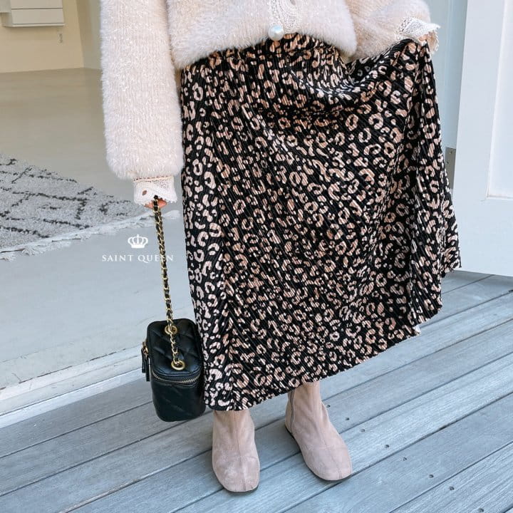 SAINT QUEEN - Korean Children Fashion - #Kfashion4kids - Leopard Skirt - 11