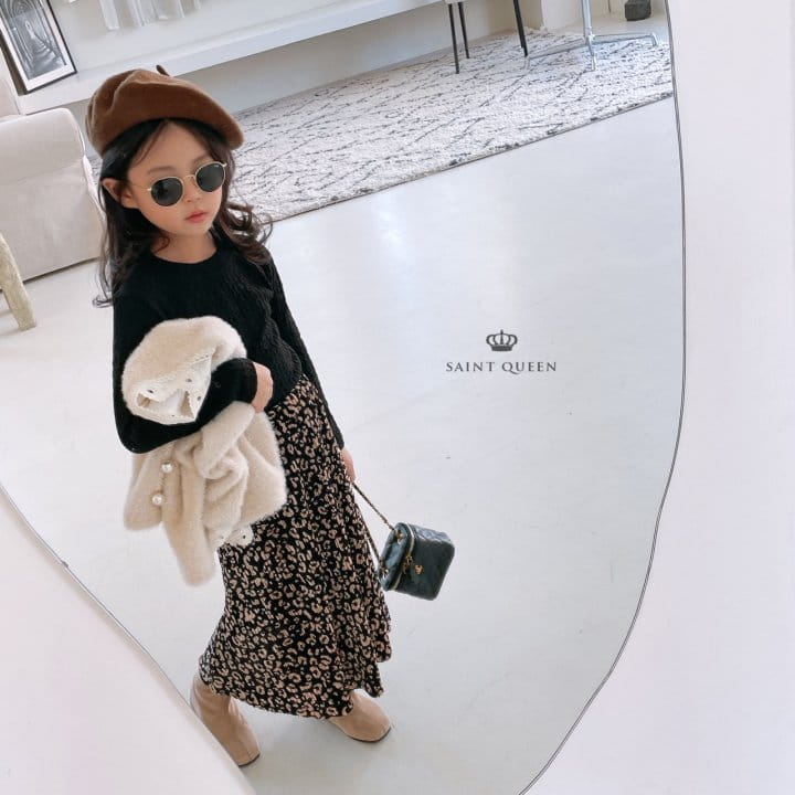 SAINT QUEEN - Korean Children Fashion - #Kfashion4kids - Leopard Skirt - 2