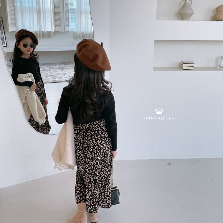 SAINT QUEEN - Korean Children Fashion - #Kfashion4kids - Leopard Skirt - 3