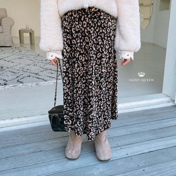 SAINT QUEEN - Korean Children Fashion - #Kfashion4kids - Leopard Skirt - 6