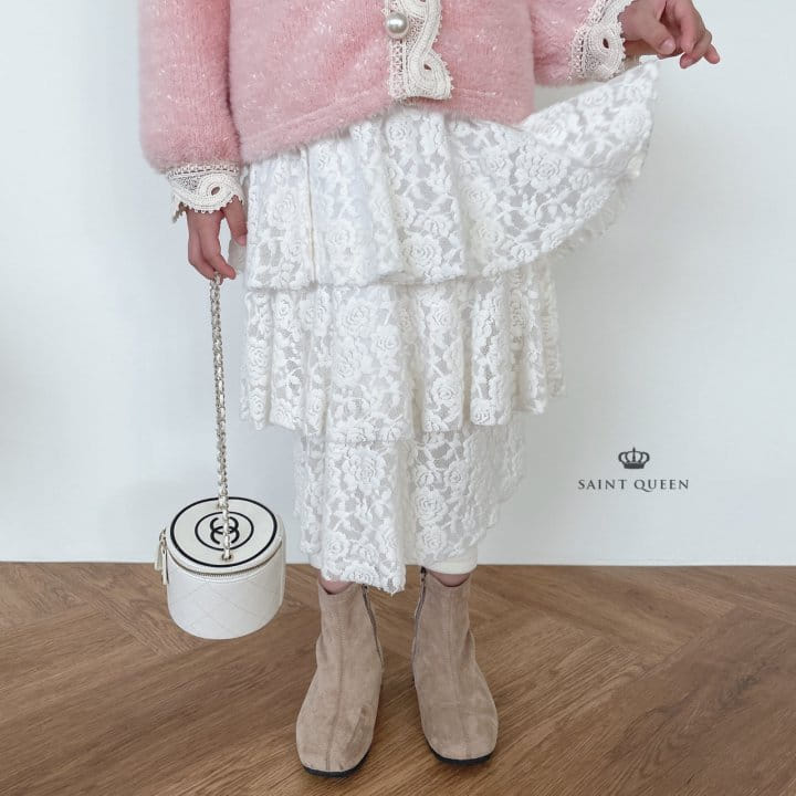 SAINT QUEEN - Korean Children Fashion - #Kfashion4kids - Lace Skirt - 4