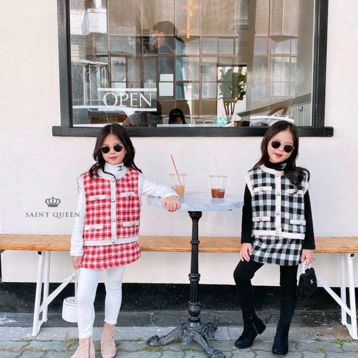 SAINT QUEEN - Korean Children Fashion - #Kfashion4kids - Twid Skirt Leggings