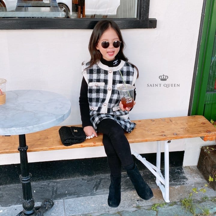 SAINT QUEEN - Korean Children Fashion - #Kfashion4kids - Twid Skirt Leggings - 11