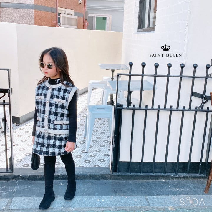 SAINT QUEEN - Korean Children Fashion - #Kfashion4kids - Twid Skirt Leggings - 5